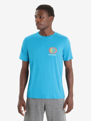 ICEBREAKER Performance shirt 'Tech Lite II' in Blue: front