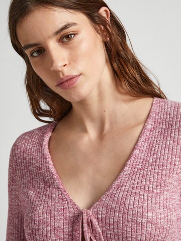 Pepe Jeans Strickjacke 'DANICA' in Rot