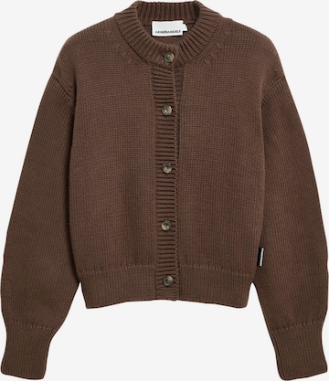 ARMEDANGELS Strickjacke WINTER in Braun: Vorderseite
