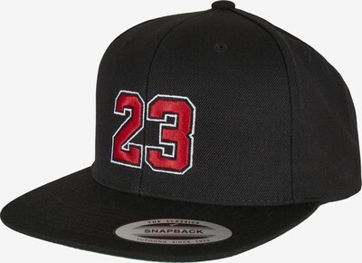 Mister Tee Cap in rot / schwarz, Produktansicht