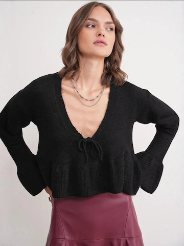 MixRay Pullover 'Pullover'‌‌‌‌ in Schwarz