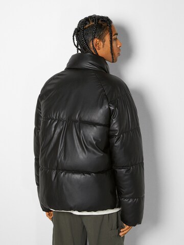 Bershka Between-season jacket in Black