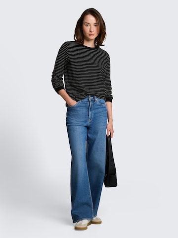 juoda TOM TAILOR DENIM Megztinis be užsegimo