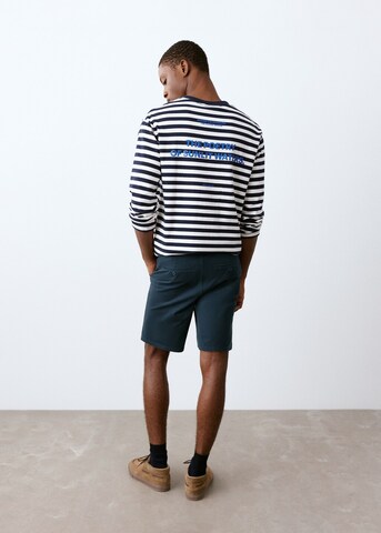 MANGO TEEN Regular Pants 'Wangn' in Blue