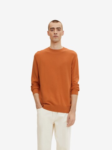 Pull-over TOM TAILOR en orange : devant