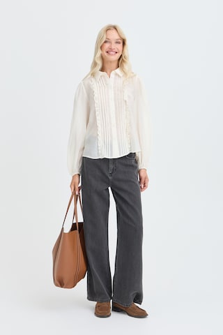 b.young Bluse 'XIDEA' in Weiß