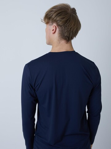 SPORTKIND Funktionsshirt 'Crew Neck Long Sleeve Shirt'‌‌‌‌‌‌‌‌‌‌ in Blau