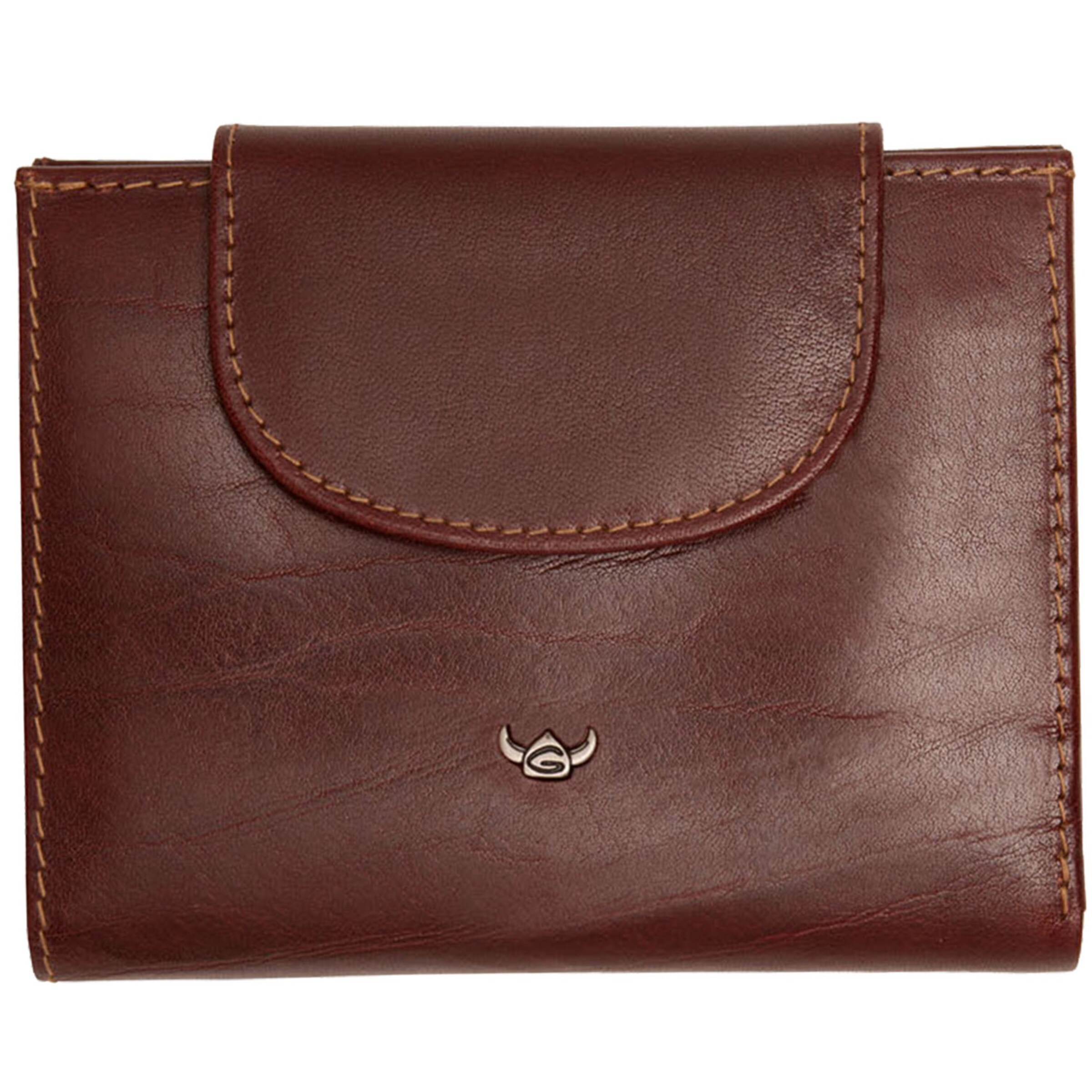 GOLDEN HEAD Geldbörse 'Colorado' in Braun: Vorderseite