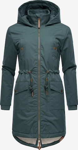 Parka invernale 'Crescend' di Ragwear in verde