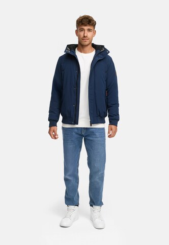 INDICODE JEANS Winterjas ' Albanos ' in Blauw