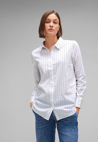 STREET ONE Blouse in Wit: voorkant