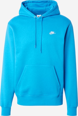 Nike Sportswear Свитшот 'CLUB' в Синий: спереди