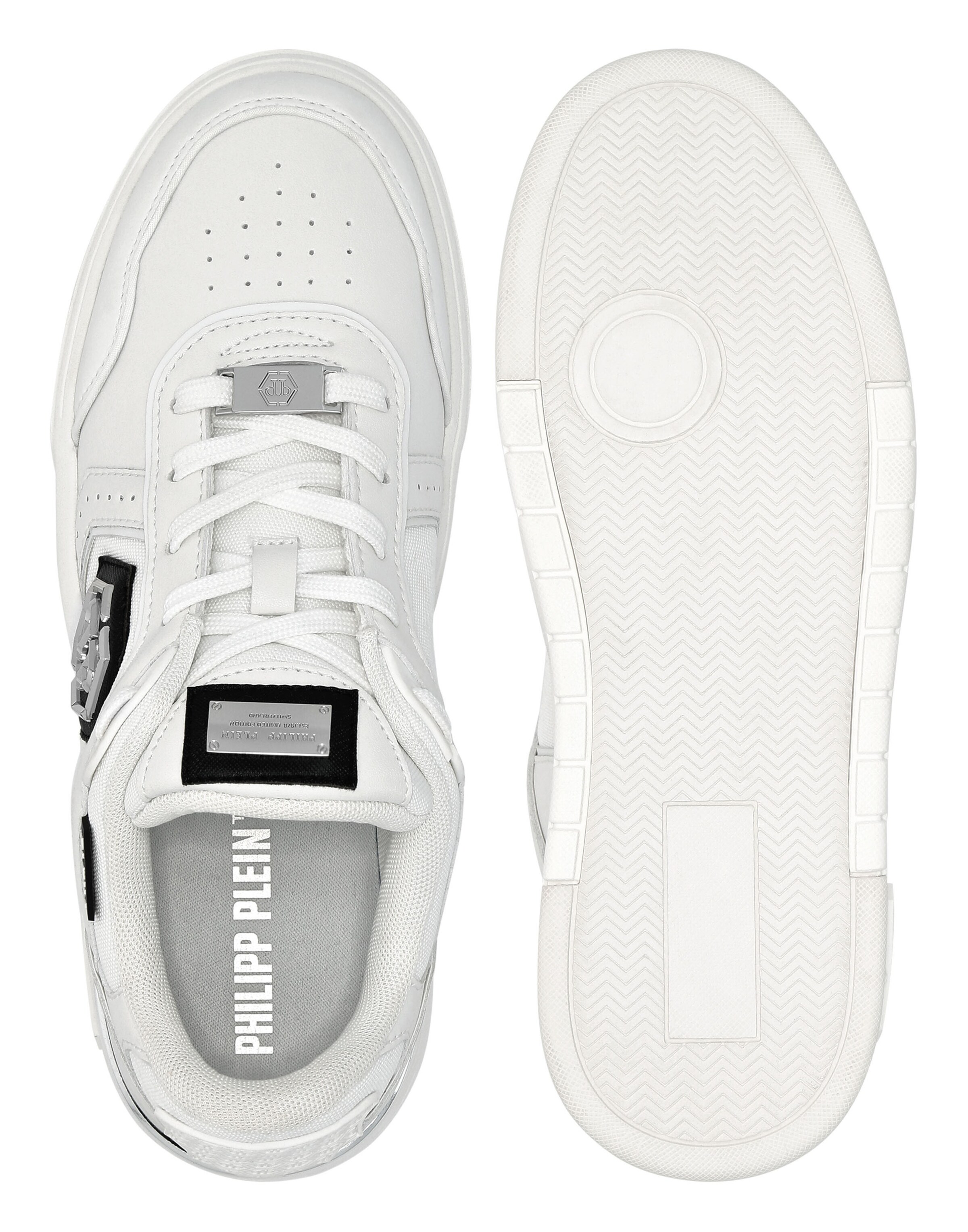 Philipp Plein - Zapatillas deportivas bajas ' Predator ' en blanco