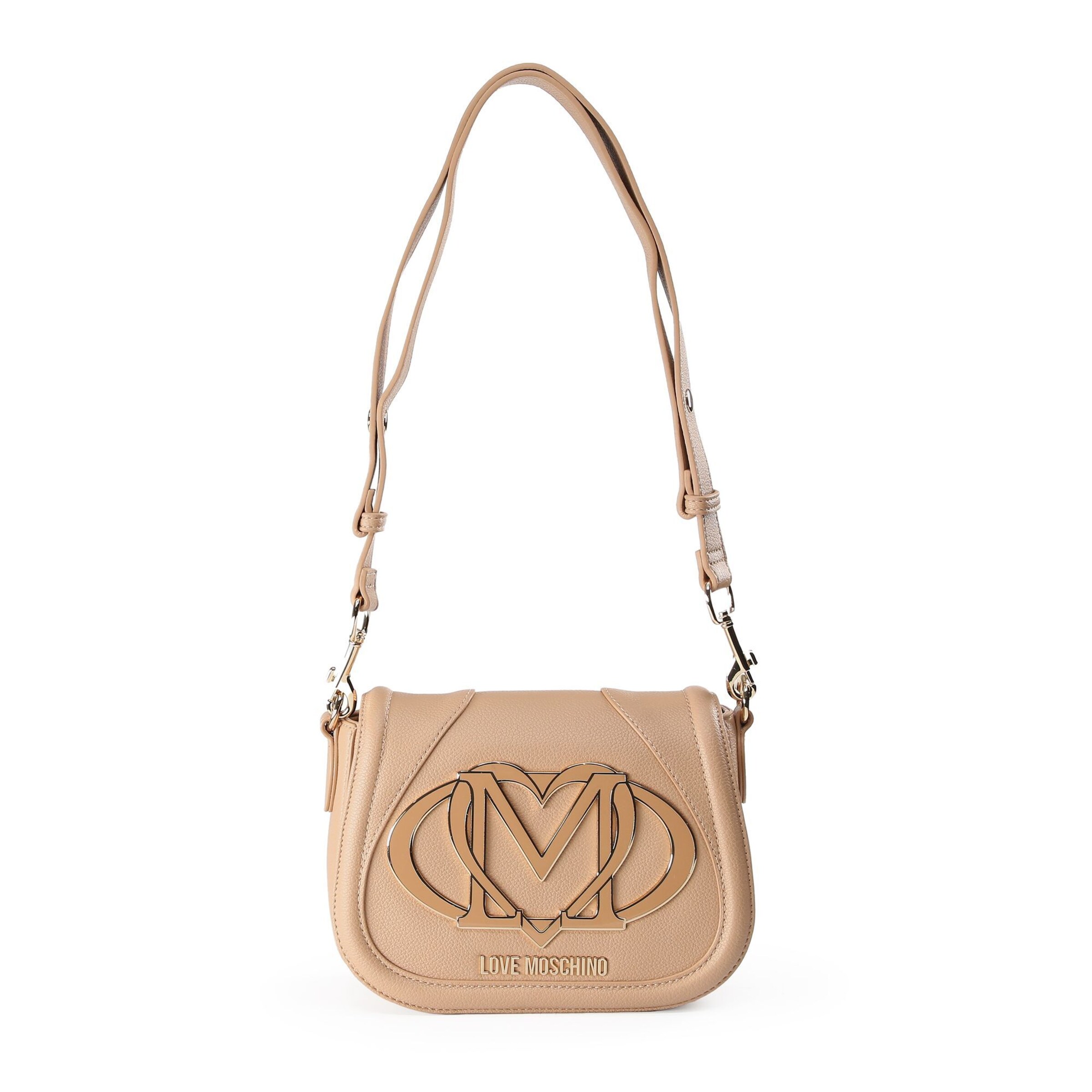 Sac à bandoulière 'Logo' Love Moschino en beige