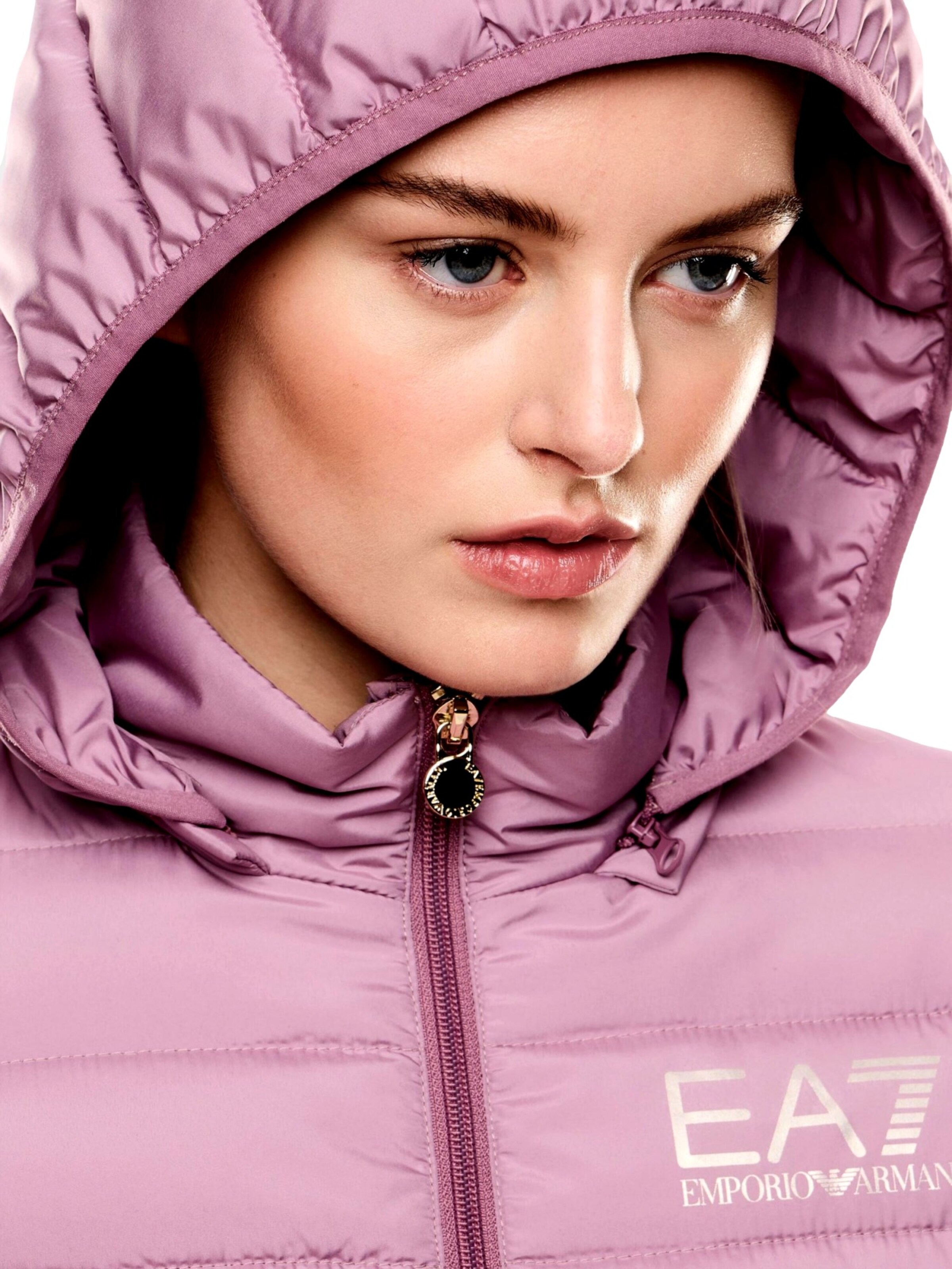 EA7 Emporio Armani Winter jacket in Pink