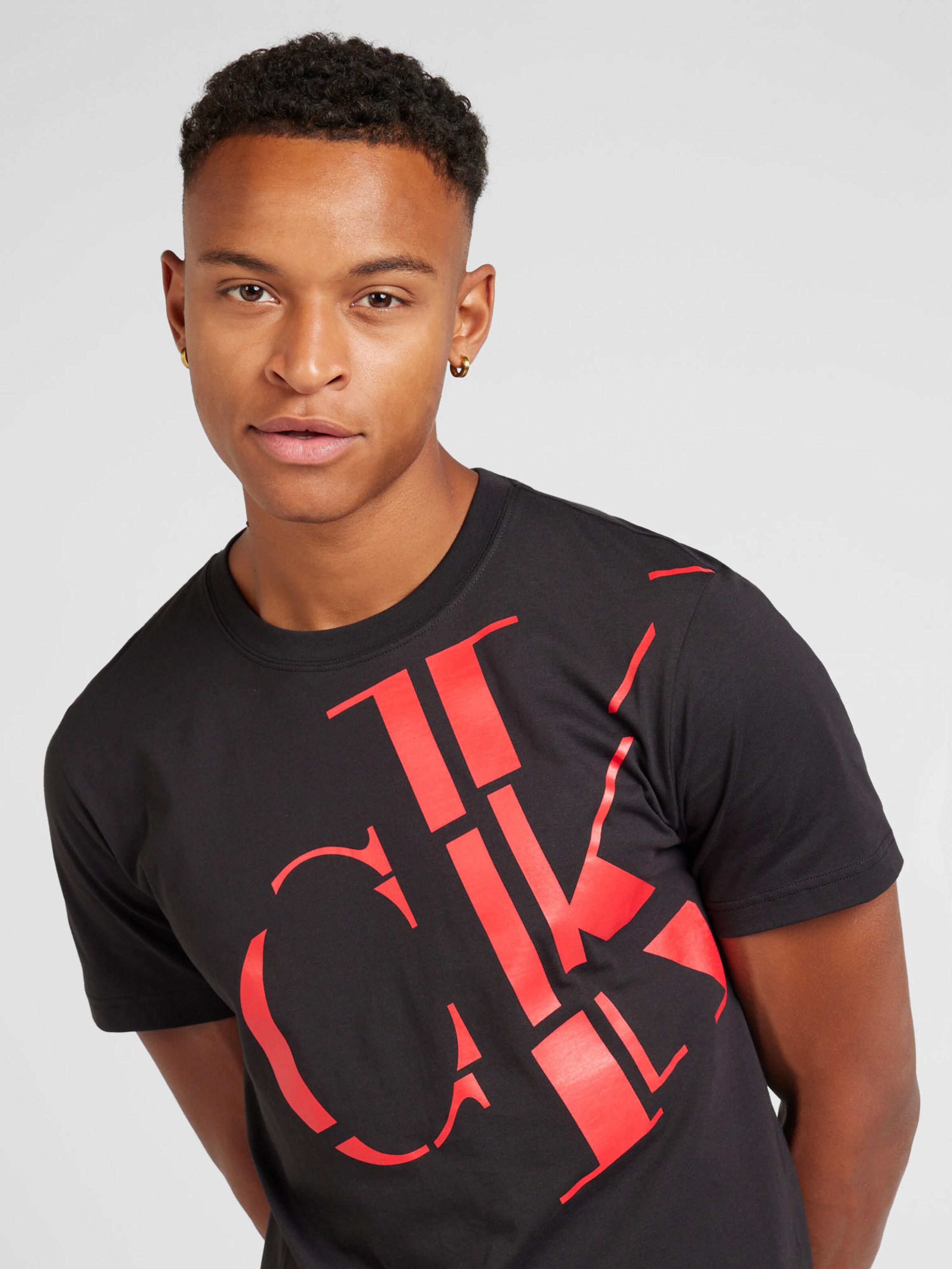 Calvin Klein Jeans Shirt in Black ABOUT YOU