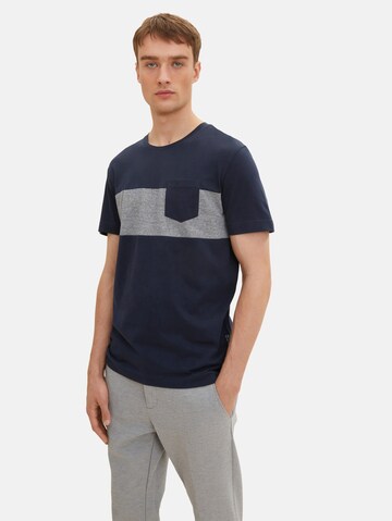 TOM TAILOR T-Shirt in Blau