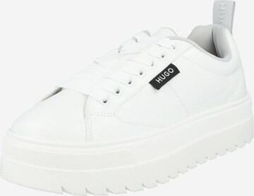 Sneaker bassa 'Lyssa Tenn' di HUGO in bianco: frontale