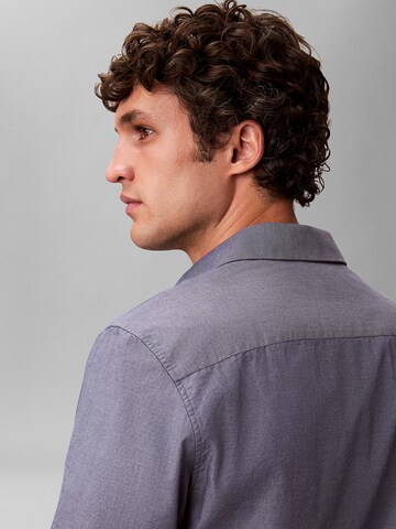 Calvin Klein Regular Fit Hemd 'Classic' in Grau