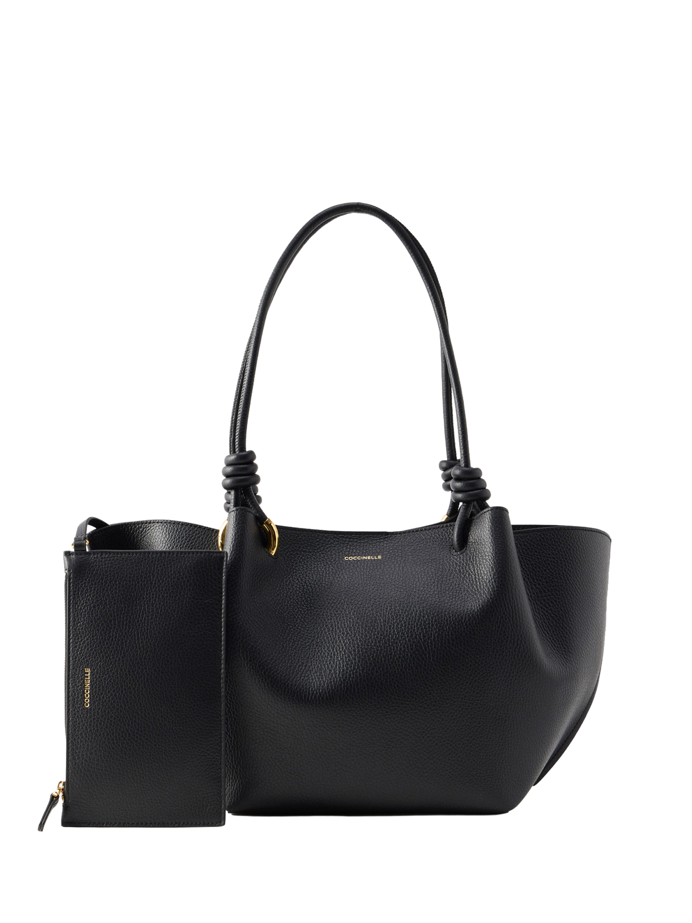 Coccinelle Μεγάλη τσάντα 'FINN' σε μαύρο: μπροστά