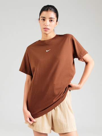 Nike Sportswear Футболка 'CLASSIC' в Коричневый: спереди