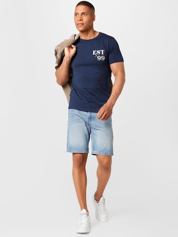 !Solid T-Shirt 'ARCHIE' in Blau