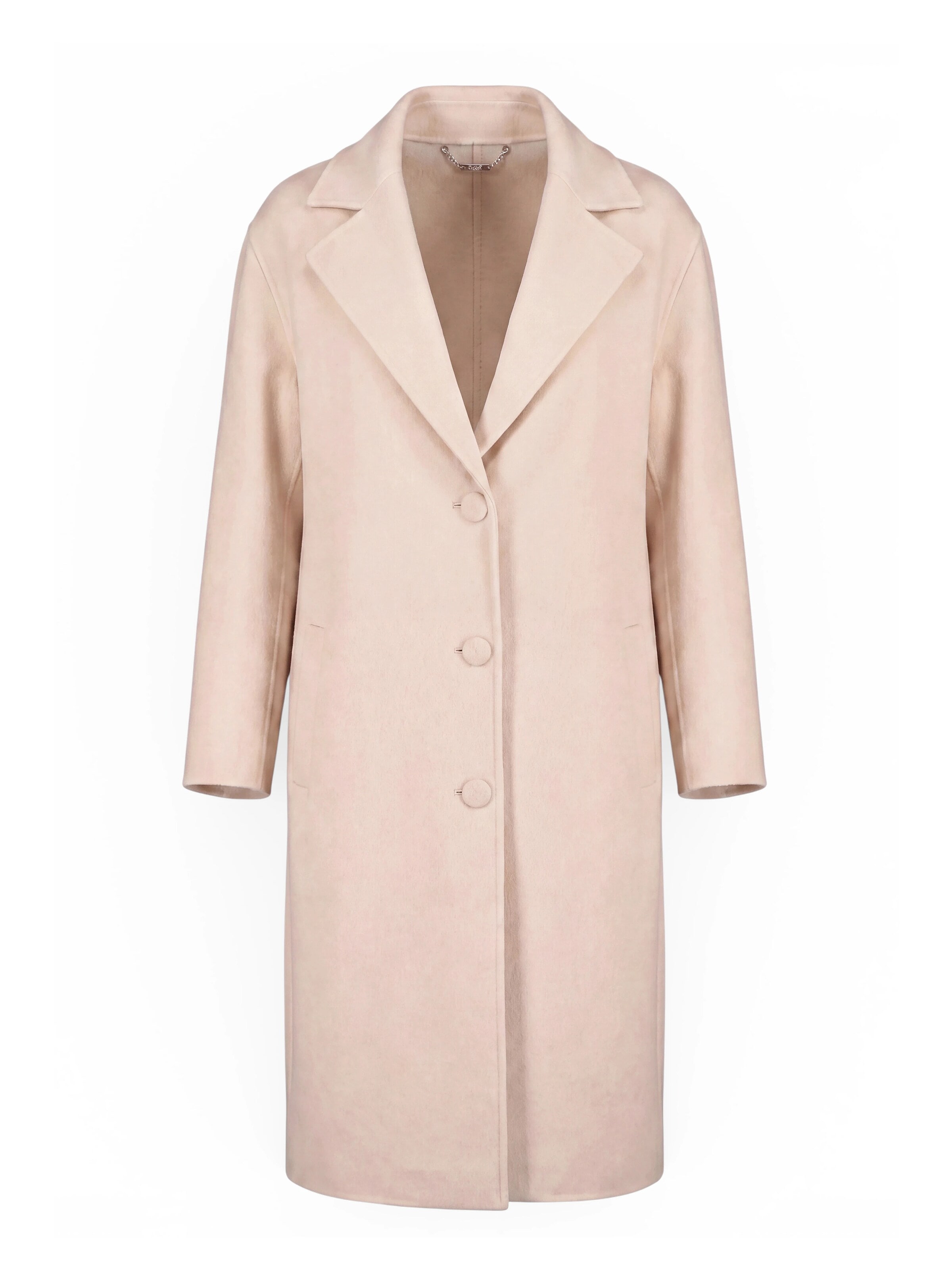 Funk since 1776 Between-Seasons Coat in Beige: front