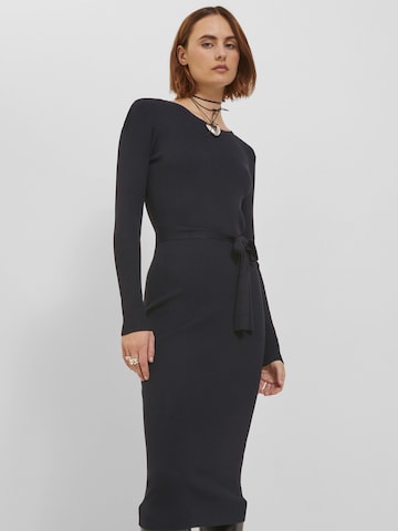 JJXX Knitted dress 'Margot' in Black: front