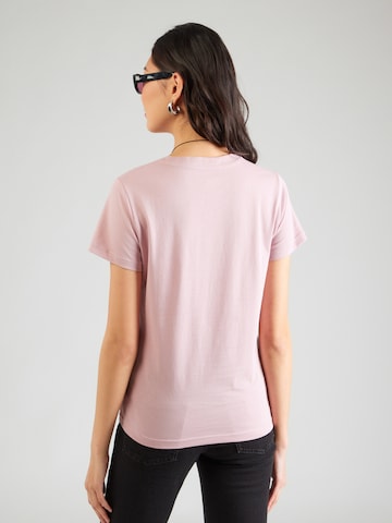 Tricou de la Lee pe mov: spate