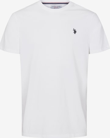 U.S. POLO ASSN. T-Shirt 'Arjun' in Weiß: Vorderseite