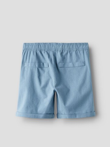 NAME IT Regular Trousers 'NKMFalinnen' in Blue