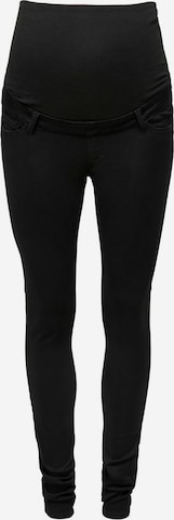 Only Maternity Skinny Jeans in Black: front