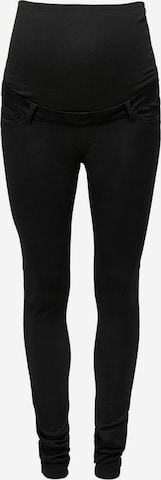 Only Maternity Skinny Jeans in Zwart: voorkant