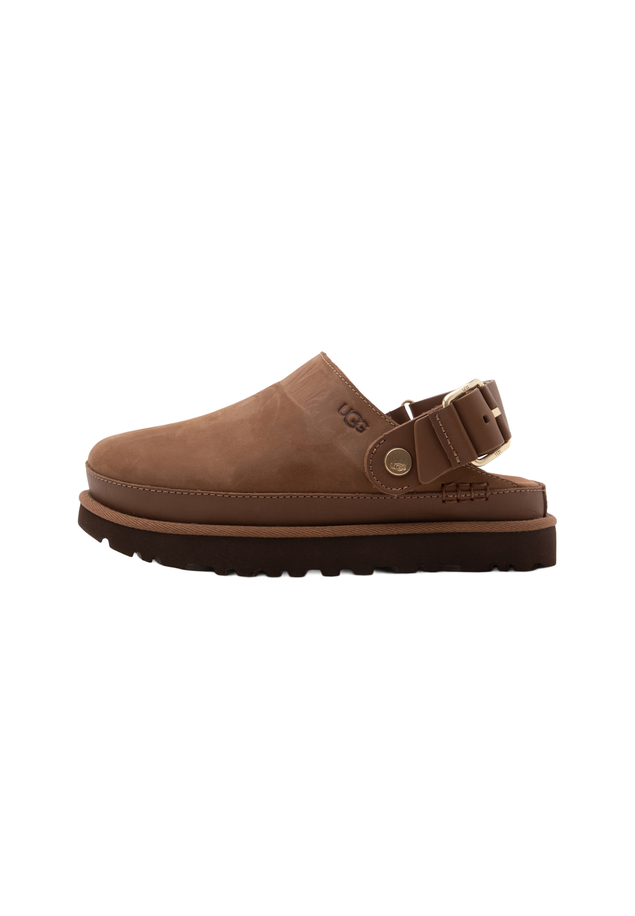 UGG - Socas 'Goldenstar Villa' em castanho: frente