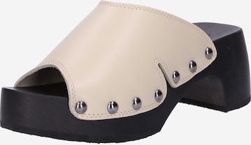 Scholl Iconic Pantofle 'PESCURA Lea' – bílá: přední strana