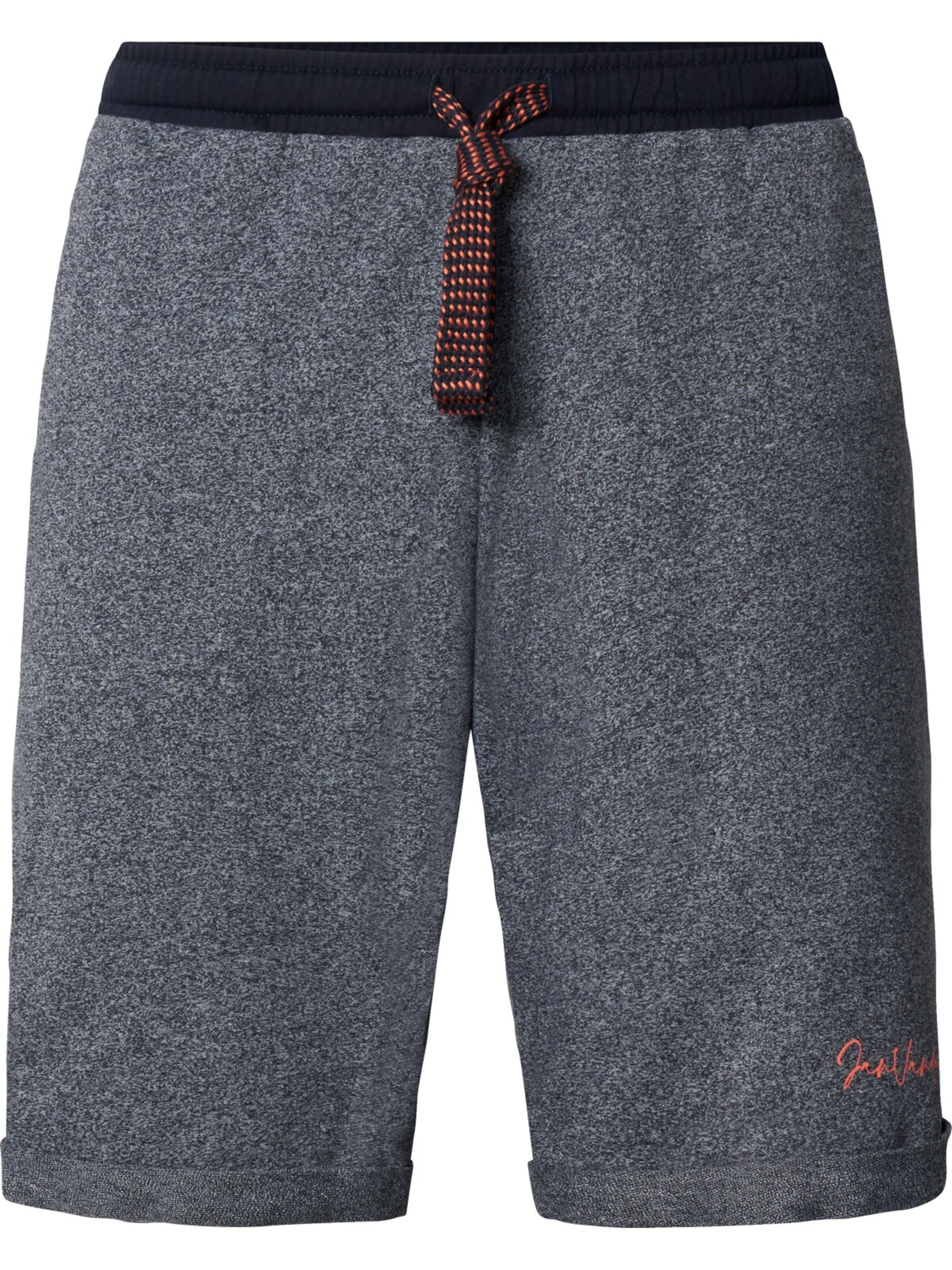 Jan Vanderstorm Loose fit Pants ' Radbod ' in Blue: front