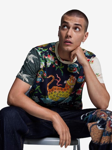 melns Desigual T-Krekls