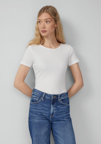 QS Shirt in Wit: voorkant