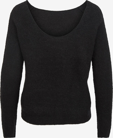 VILA Sweater in Black: front