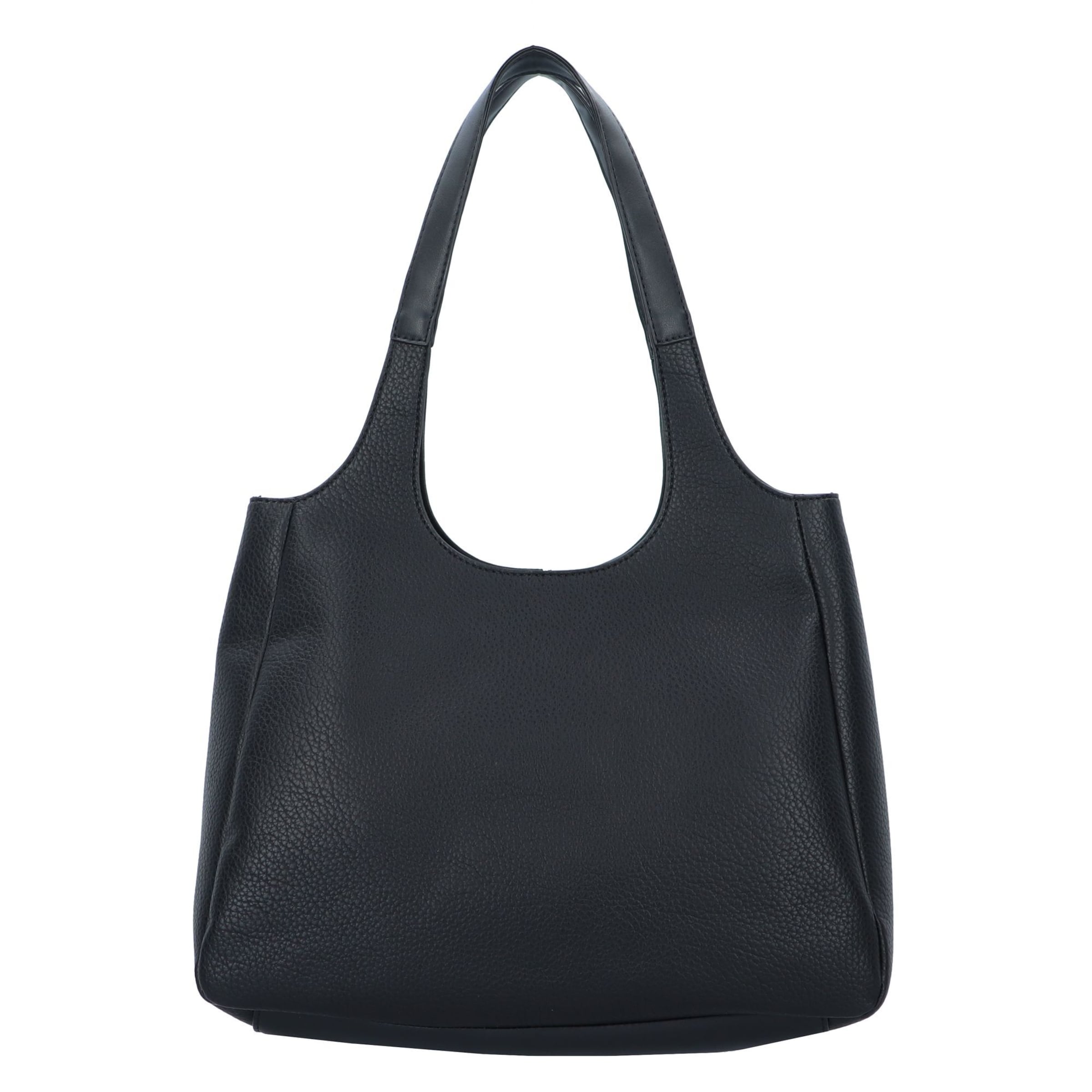 TOM TAILOR DENIM Schoudertas 'Leana' in Grijs: voorkant