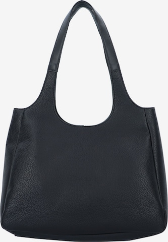 TOM TAILOR DENIM Schoudertas 'Leana' in Grijs: voorkant