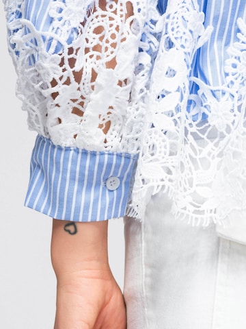 Ombre Bluse‌‌‌‌‌‌‌‌‌‌ in Blau