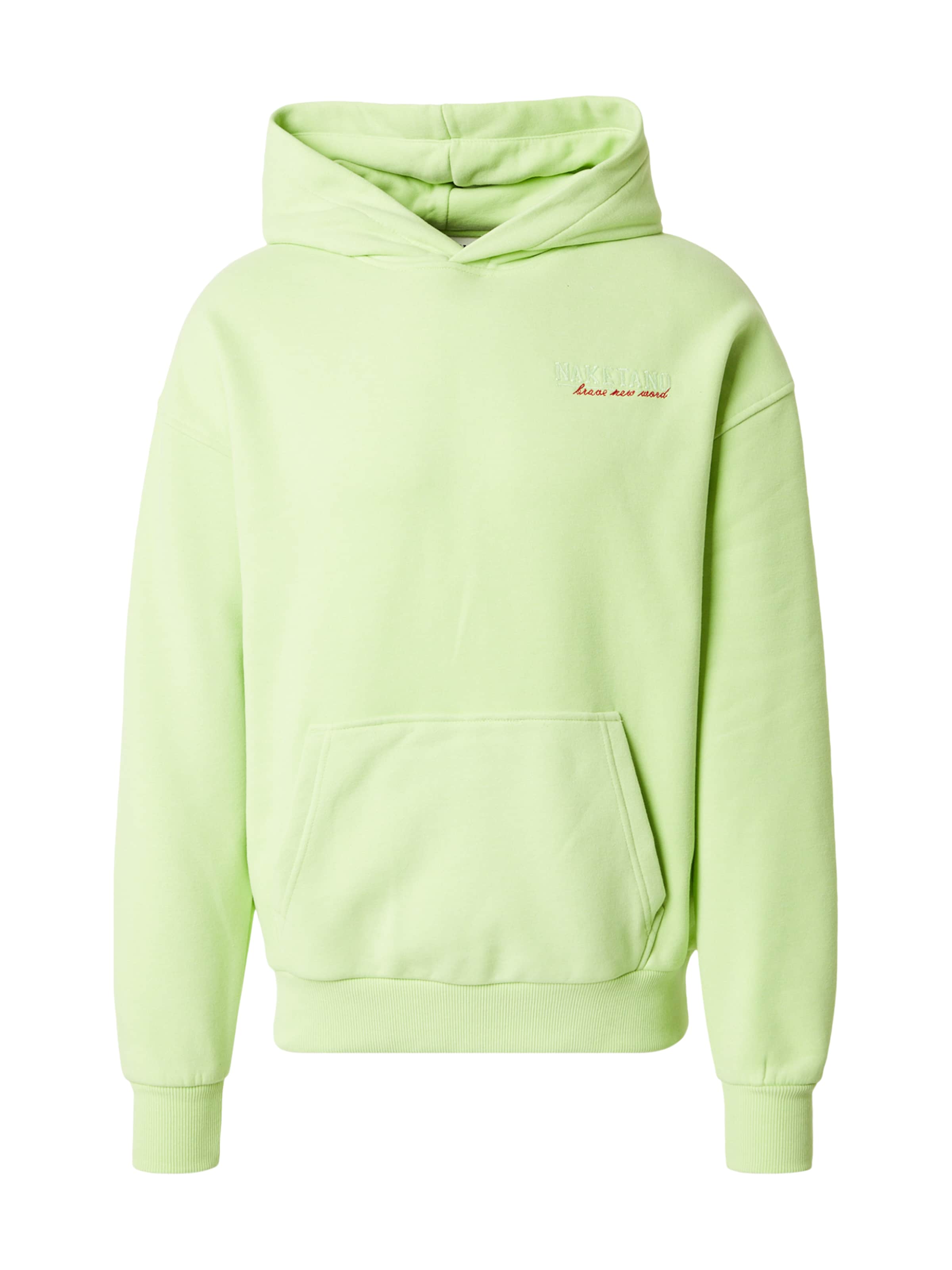 Bluză de molton de la naketano pe verde: față