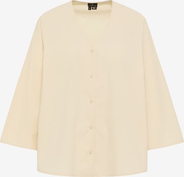 DreiMaster Klassik Blouse in Beige: voorkant