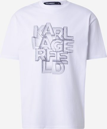 Karl Lagerfeld - Camisa em branco: frente