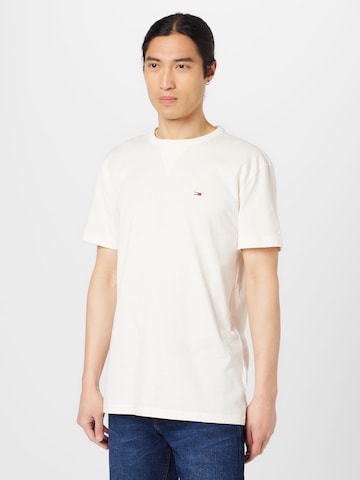 T-Shirt Tommy Jeans en blanc : devant