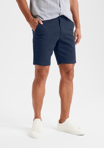 H.I.S Regular Chinohose in Blau