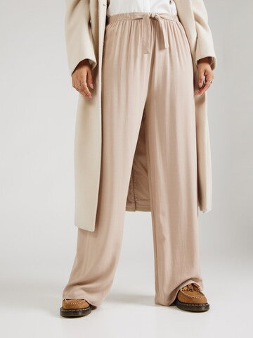 Wide Leg Pantalon Happiness İstanbul en beige : devant