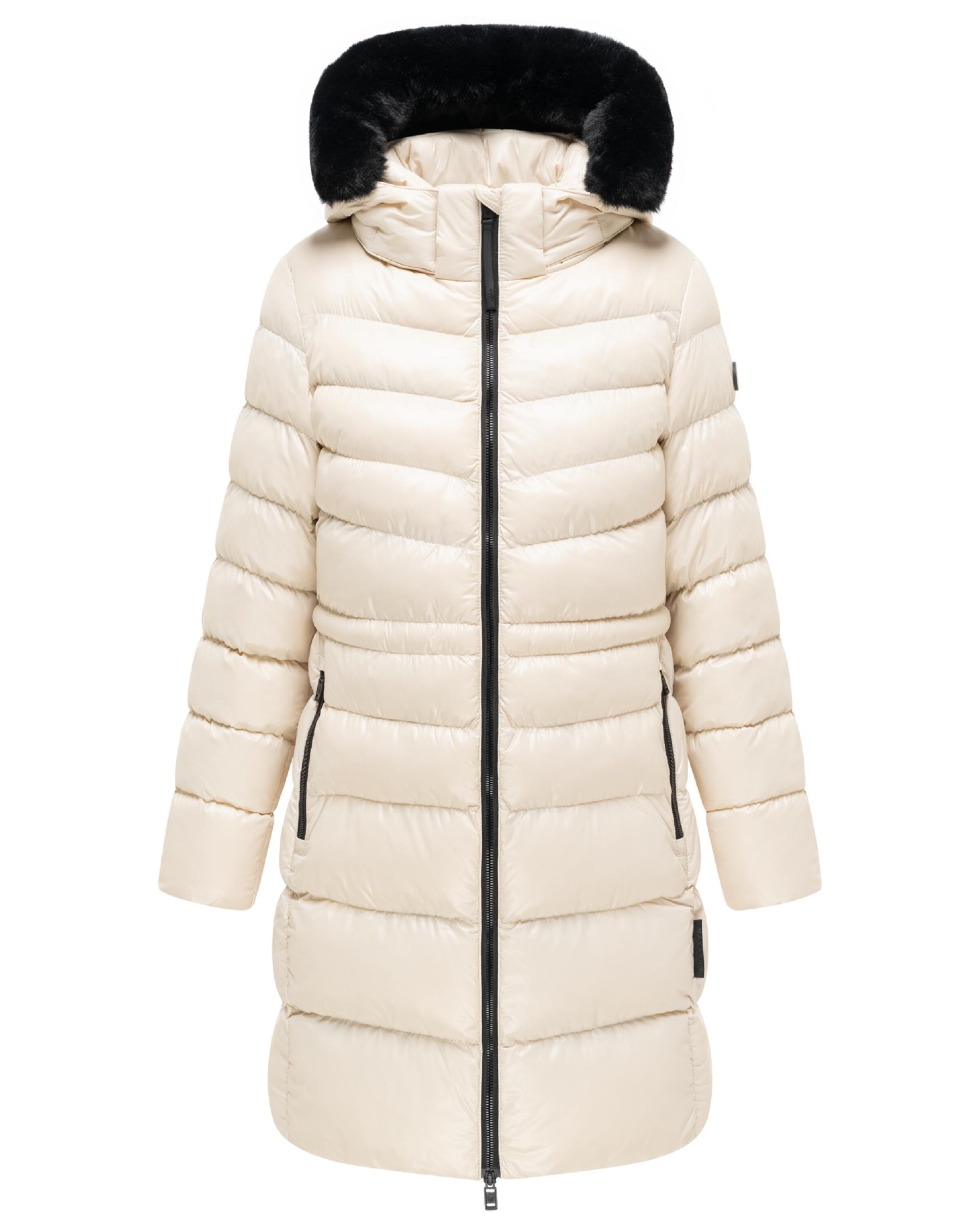 Cappotto invernale 'Lumeiaa 14' in XS NAVAHOO di colore crema / nero, Visualizzazione prodotti