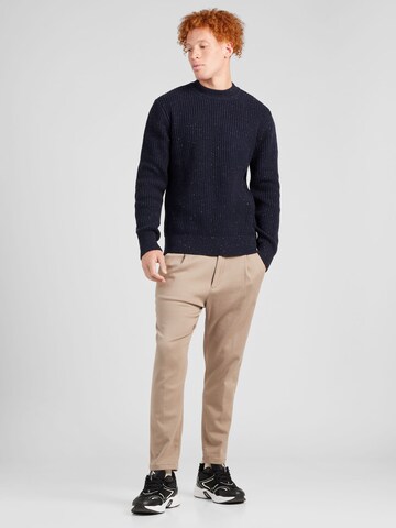 SELECTED HOMME Sweater 'Land' in Blue